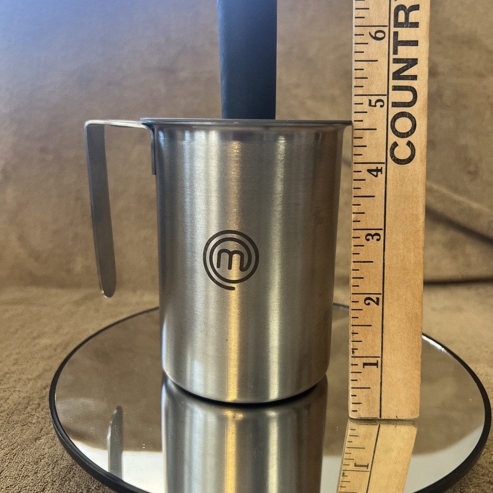 Masterchef 2 Cup BBQ Stainless Steel Sauce Pot /w Silicone Basting Brush - Picture 2 of 6
